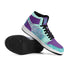 Metari 6T7 High Top Snekonz feat Stykonz Turquoise Mix Script | Hip Hop Streetwear Kicks - Stykonz Graffiti Streetwear